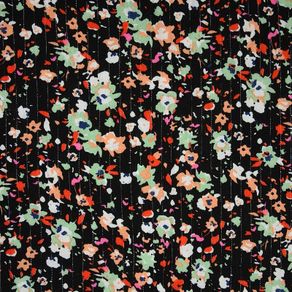 3 meters of viscose and lurex fabric