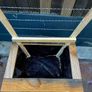 Handmade  wooden planter with built-in climbing trellis(wheels on request) Image 3