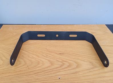 Steel LED floodlight mounting bracket, black
