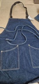 Apron, oven mitt and pot holder