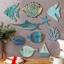 10Pcs Wooden Ocean Theme Wall Art Decor Set Image 4