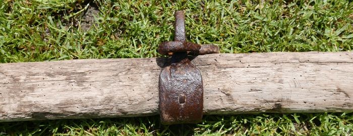 Antique Yoke Plow Farm Ox Horse Wagon Rustic Farmhouse Cabin Wall Hanging Vintage Wood Metal Primitive
