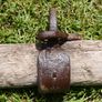 Antique Yoke Plow Farm Ox Horse Wagon Rustic Farmhouse Cabin Wall Hanging Vintage Wood Metal Primitive Image 3