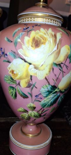 Antique Glass Urn