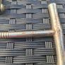Antique pair of Brass Military Spurs with Boot Hooks Image 6
