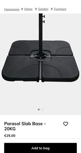 parasol weights