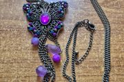Butterfly Costume Necklace