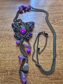 Butterfly Costume Necklace