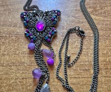 Butterfly Costume Necklace