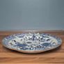 Antique 18th C. Chinese Blue N White Porcelain Plate Kangxi Period Image 4