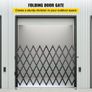 Single Folding Security Gate,  Folding Door Gate, Steel Accordion Security Gate, Flexible Expanding Security Gate, 360 Rolling Barricade Gate, Scissor Gate or Door with Padlock Image 2