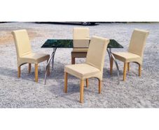 Glass Top Dining Table & Four Chairs KAS508