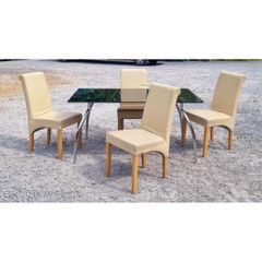 Glass Top Dining Table & Four Chairs KAS508