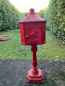 Old Cast Iron Post Box