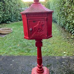 Old Cast Iron Post Box