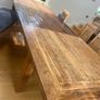 Solid hard wood stunning extendable dining table plus chairs Image 5