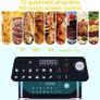 Air Fryer Oven, Uten 10L Digital Air Fryers Oven, Smart Tabletop Oven with 12 Preset Menus, LED Touch Screen Temperature and Control for Baking with Recipe (FREE POSTAGE) Image 6