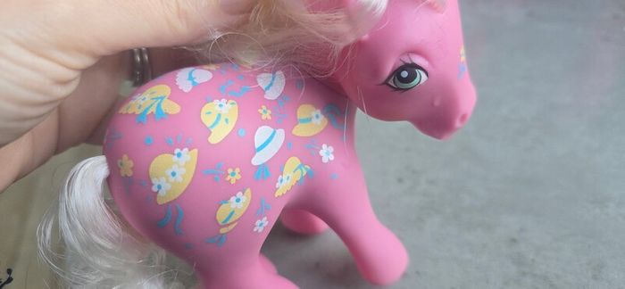 Twice as Fancy TAF Bonnie Bonnets HTF MLP G1 My Little Pony