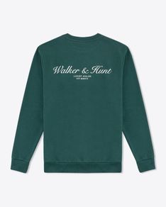 Walker and hunt green sweatshirt size m