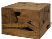 Coffee Table 50x50x35 cm Genuine Teak Brown
