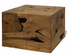 Coffee Table 50x50x35 cm Genuine Teak Brown