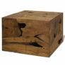 Coffee Table 50x50x35 cm Genuine Teak Brown Image 5