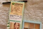 Garnier BB cream in light ,eyeshadow pallette plus eyeliner