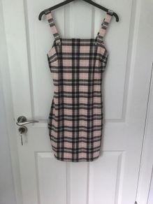 Boohoo pinafore dress