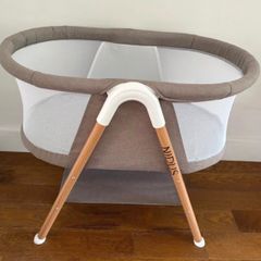Suitable from Birth to 6 Months: Ideal for newborns, offering a cozy space during the early stages of life.  Durable Steel Chassis: Constructed with a strong and long-lasting steel frame, ensuring stability and safety.  Breathable Mesh Sides: Equipped wit