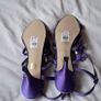 coast bridal heels Size 7 eu 41 purple leather In new condition Image 8