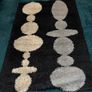 Hinnerup Rug 133 x 195cm Black Grey and White/Cream design Image 2