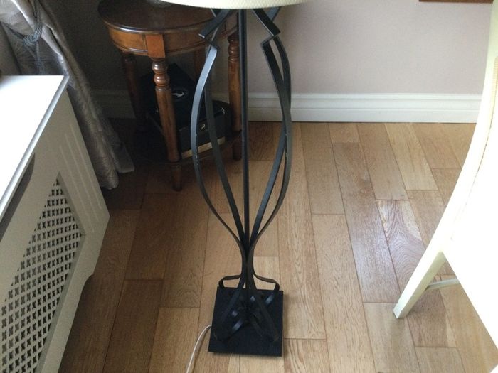 Lighting - Wrought Iron Floor Lamp.