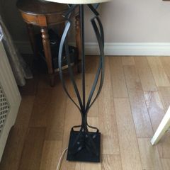 Lighting - Wrought Iron Floor Lamp.