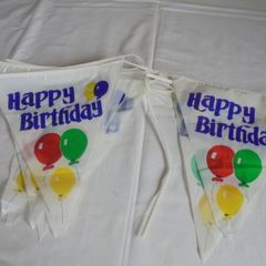 PVC Happy Birthday Bunting for Sale