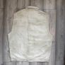 Zara Mens Ecru Denim Utility Gilet Off White or Cream Size XL Image 6