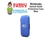 Nintendo Switch OLED Console EVA Hard Protective Case Zip Cover Carry Bag Pouch Blue