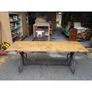 Oak Table with Salvaged Plough Base  KAS248 Image 3