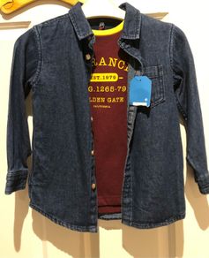 Primark tshirt and shirt combo - bnwt