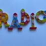 Multicolour Personalised Wooden Letters for Kids Room Image 6