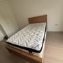 Solid Wood Bedframe & Memory Foam Mattress Image 2