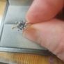 engagement ring 9ct white gold! Image 3