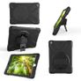 For Samsung Galaxy Tab S6 360 Degree Rotation PC + Silicone Protective Case with Holder & Hand-strap Light Green Image 2