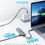 USB C Hub, 5-in-1 USB Hub for Laptops, 4K HDMI Multiport Adapter with 90W Max Power Delivery, USBC & USBA Data Ports USB C Dongle, Compact for MacBook, Dell, and More Image 3