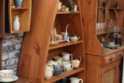 Boat-Shaped Display Shelving Unit