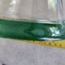 LARGE Vintage Blue/Green Vase With Deep Ruffled Flared Neck Image 7