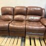 Leather Corner Settee Image 2