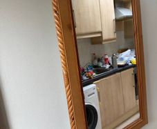 Writing Desk with Drawers and Mirror