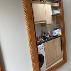 Writing Desk with Drawers and Mirror