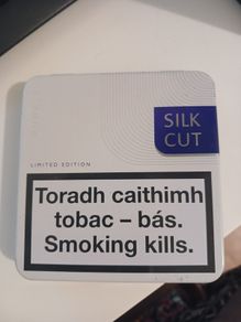Silk cut tin