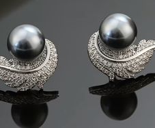 Womens luxurious fashion stud earrings